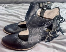 Freebird by Steven Desert Ankle Booties In Bl...