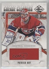 2012 Panini Limited Crease Cleaners Materials 78/99 Patrick Roy #CC-PR HOF 4p5