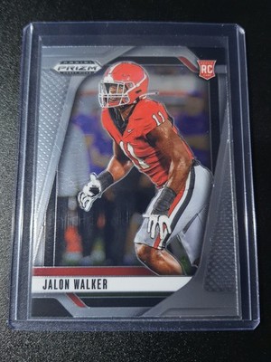 Jalon Walker - Prizm Draft Picks 2025 - Atlanta Falcons, Georgia Bulldogs - RC