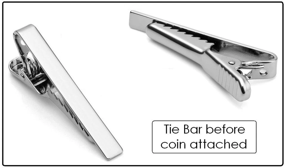 BUFFALO NICKEL Tie Clip - authentic vintage US coin - stainless steel - Image 2 of 4