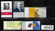 (4043) Germany MNH a selection of 5 stamps see the image MNH year 2000-2010