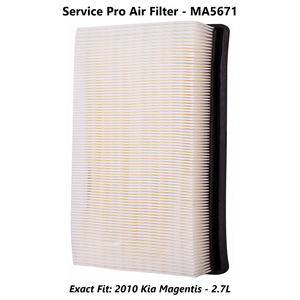 2010 Kia Magentis 2.7L Complete Oil, Air & Cabin Filter Kit (5W-30) - Image 4 of 4