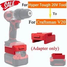 For Craftsman V20 20V Battery Adapter To Fits For Hyper Tough 20V Cordless Tools
