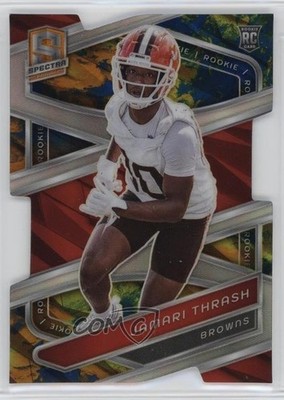 2024 Spectra Rookies Universal Prizm Die-Cut 2/10 Jamari Thrash Rookie RC 8mm