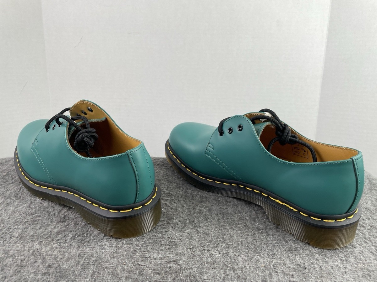 【Dr. Martens】ブルーグリーン　エメラルド レザーシューズ26.5cm Dr. Martens】ブルーグリーン エメラルド レザーシューズ26.5cm Dr