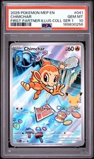 2026 POKEMON MEP FIRST PARTNER ILLUSTRATION COLLECTION #041 CHIMCHAR PSA 10
