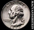 1953-D Washington Quarter- Silver- Choice Gem Brilliant Uncirculated #i9222