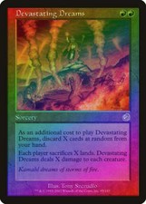 Devastating Dreams FOIL Torment HEAVILY PLD Red Rare MAGIC MTG CARD ABUGames