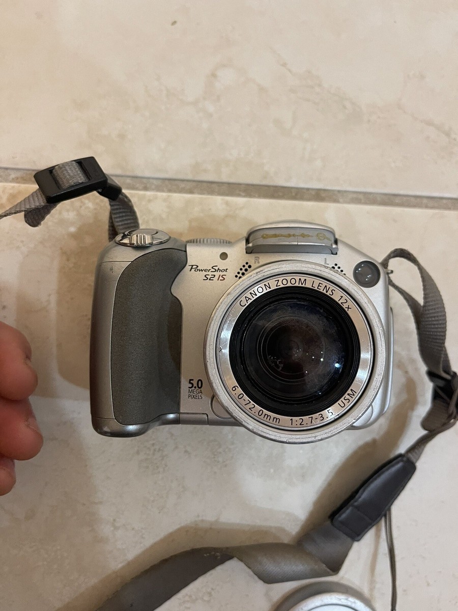 Canon PowerShot S2 IS 5.0MP Digital Camera Silver Read 13803051629