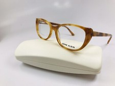 New ANNE KLEIN AK5070 726 Blonde Tortoise Eyeglasses 52mm with Case