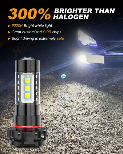 4x LED Headlights Hi/Low Beam Fog Light Bulbs For Dodge Caliber 2010-2012 6000K - Picture 17 of 23