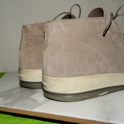 Heschung Suede High Top Sneaker Chukka Sand Men EU 44 / US 11 - Picture 10 of 19
