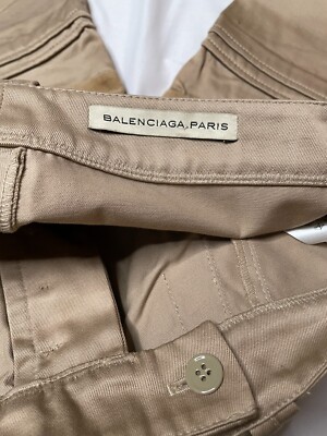 Balenciaga Vintage Fall 2007 Tan Camel Cotton Suede Jodhpurs