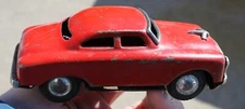 SSS Japan "Non Friction" Vintage Red Tin Automobile / Car Toy
