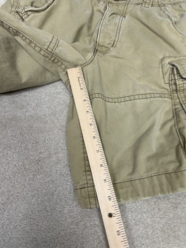 Hollister Shorts Mens 32 Beige Cargo Chino Khaki Cotton Pockets Casual - Picture 6 of 15