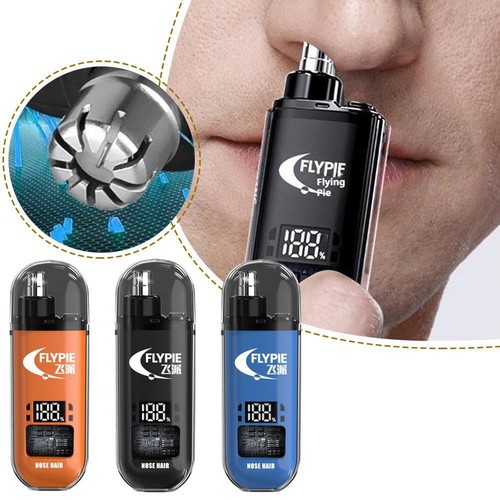 Electric Nose Hair Trimmer Men's Rechargeable Cleaning Nose Hair Removal S D3P7