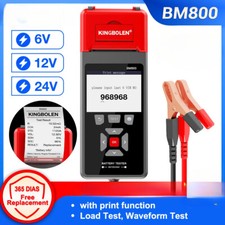 Car Battery Tester with Print function 6V 12V 24V Battery Analyzer Cranking Test