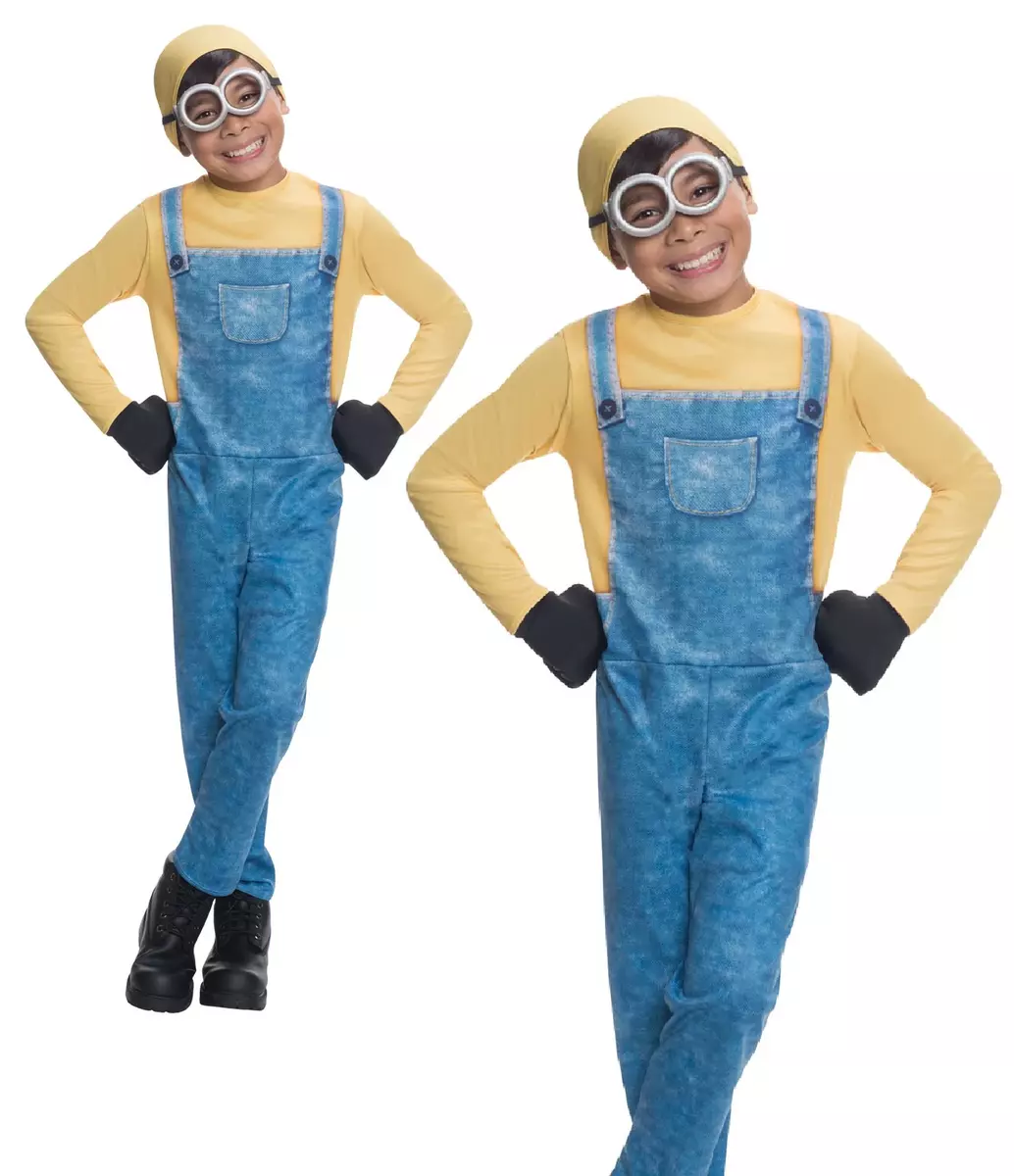 Minion Ragazzi Bob Costume Cattivissimo Me Bambini Halloween Vestito