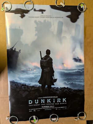 Dunkirk 2017 Original Movie Poster 27''x40'' READ DESCRIPTION,  EXTREMELY DAMAGED