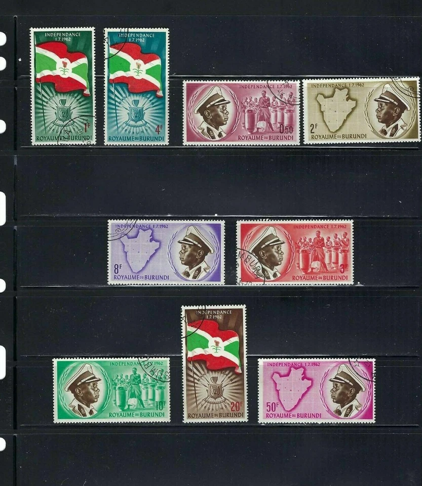 BURUNDI'S INDEPENDENCE, JULY 1962 FIRST ANNIV.- ''FIRST SEMI-POSTAL 1963 - Image 3 of 4