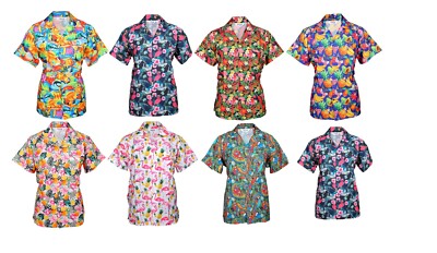 HERREN HAWAII HEMD HIRSCH STRAND HAWAII ALOHA PARTY SOMMER URLAUB AUSGEFALLEN S -XXL D2