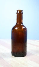 Vintage Brown Ginger Beer Bottle J. Mills & Sons Ltd London Embossed Amber Glass