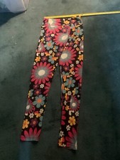 Lularoe Leggings OS Multicolor Hippie Daisies Flowers