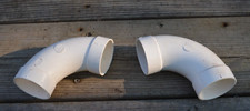 2 Charlotte Pipe 3-in PVC DWV Long Sweep 1/4 Bend