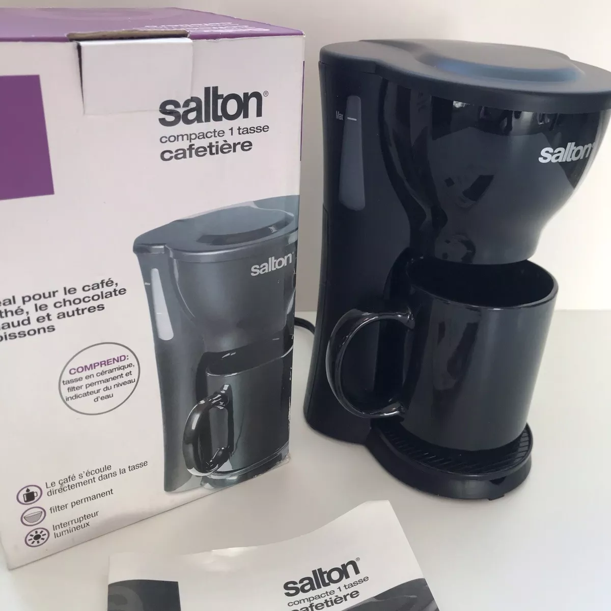 Salton single serve coffee maker hot sale