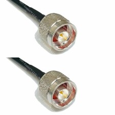 RG58 1-30' N TYPE MALE to N TYPE MALE Straight RF Pigtail Cable USA Assembled