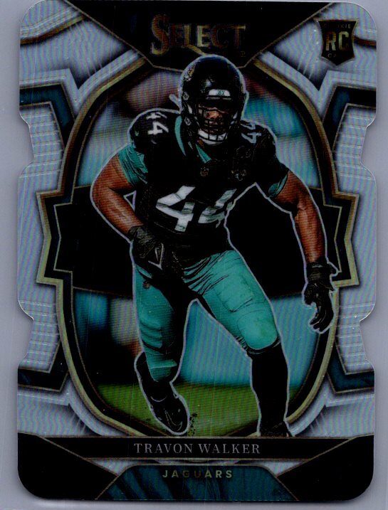 2022 Panini Select #42 Travon Walker Silver Prizm Die Cut