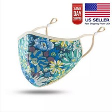 Flowers Face Masks Washable Adjustable Reusable Adult Cloth US Seller Fast Ship