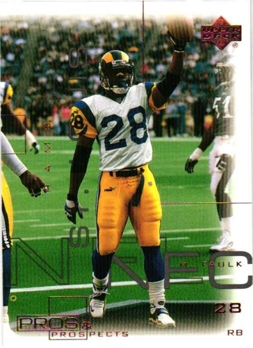 2000 UPPER DECK PROS PROSPECTS MARSHALL FAULK FOOTBALL CARD #65