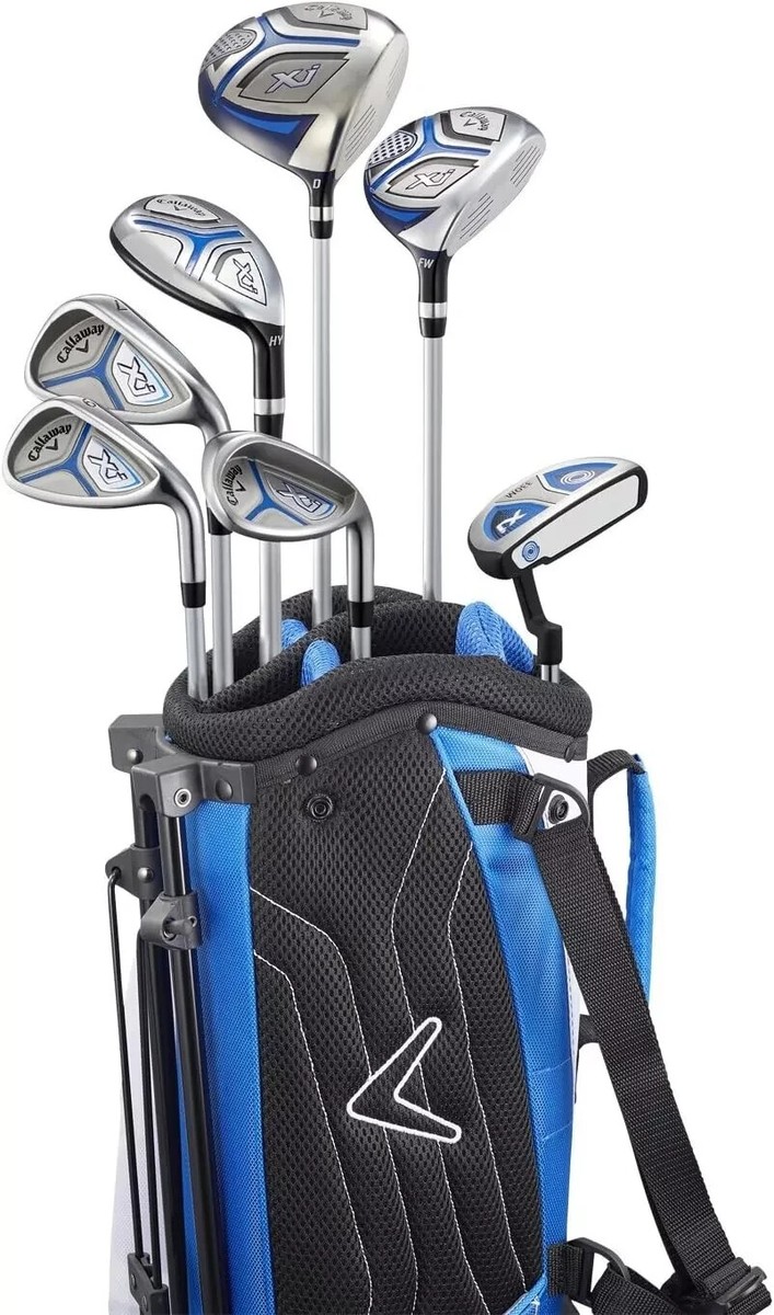 Callaway XJ Junior Level 3 Complete Set RH 7 Clubs 1 Stand Bag
