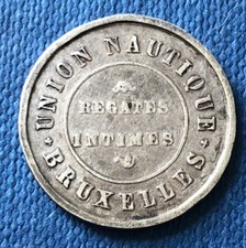 BELGIUM UNION NAUTIQUE BRUXELLES MEDAL - REF 258A UK