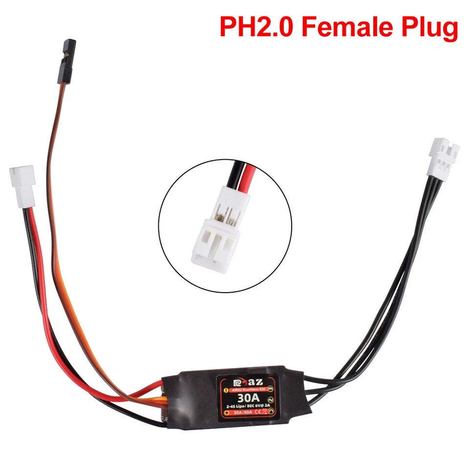 9IMOD AM32 30A/40A Brushless ESC 2-4S Mini USBLink for 1/18 1/24 Crawler Cars - Image 4 of 4