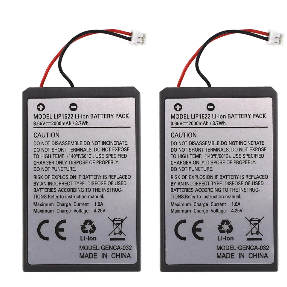 2Pack -PlayStation 4 PS4 Pro & Slim Controller Replacement Battery LIP1522 3.65v - Image 4 of 4