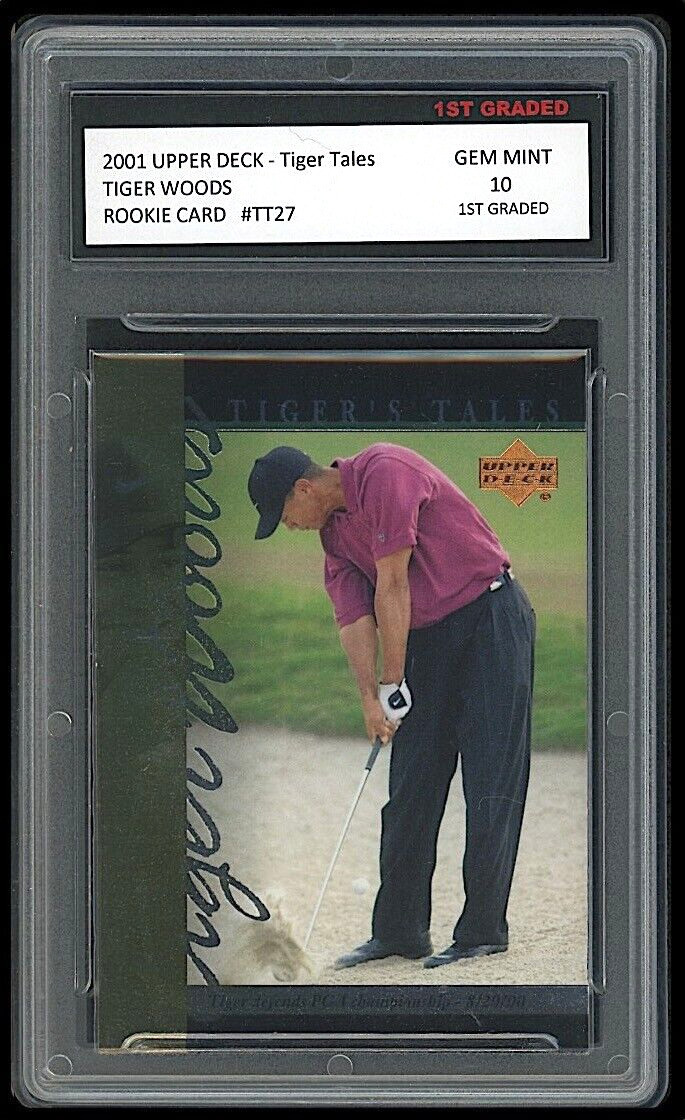 Tiger Woods #TT27 (Golf Cards 2001 Upper Deck Tiger's Tales) — is it worth grading?