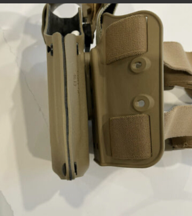 NEW Safariland 6004-536 FDE 1911 Surefire 6V MARSOC MEU (Left Hand