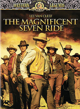 "THE MAGNIFICENT SEVEN RIDE" 1972 DVD. DISC EXCELLENT COND. CASE GOOD COND.