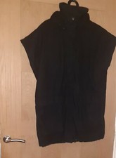 Calvin Klein, Unisex, Black Hooded Gillet Body-warmer  Size UK (Small)