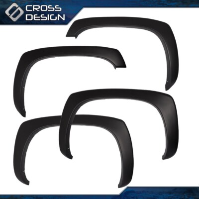 Fit For GMC Sierra Chevy Silverado 99-07 Matte Factory Style Wheel Fender Flares