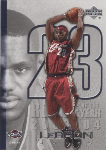 LeBron James 2005-06 Topps Chrome Refractor #929/999 PSA9 MINT