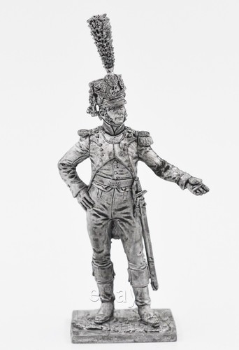 Fusilero Cazador Oficial de la Guardia Imperial. Soldado de juguete de hojalata Francia 1806-14 54 mm - Imagen 5 de 6