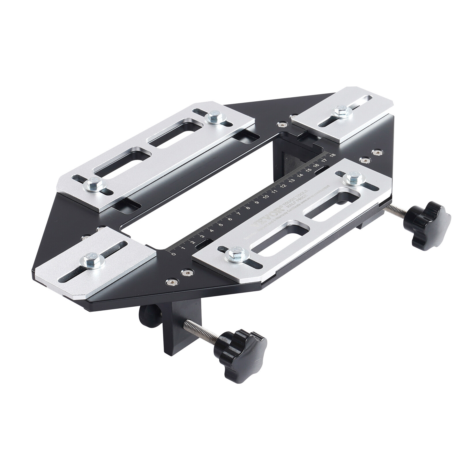 VEVOR Door Hinge Jig Aluminum Alloy Woodworking Hole Opener Slotting Locator eBay