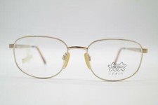 Vintage Luxottica 1275 Gold Oval Eyeglasses Frame NOS
