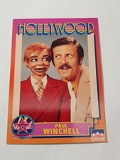 Paul Winchell Hollywood Walk of Fame Card Vintage # 219 Starline 1991 NM