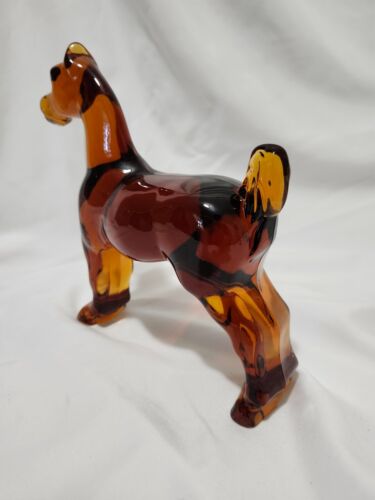 Heisey Imperial Amber Glass ASB Saddlebred Show Horse RARE Color - Picture 10 of 12