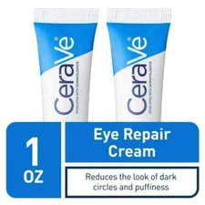 [2 PACK] CeraVe Eye Repair Cream for Dark Circles & Puffiness 0.5fl oz/14.2g