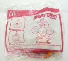 McDONALDS The Angry Birds Movie LIGHT UP RED Kids MINT 2016 Malaysia Sealed McD